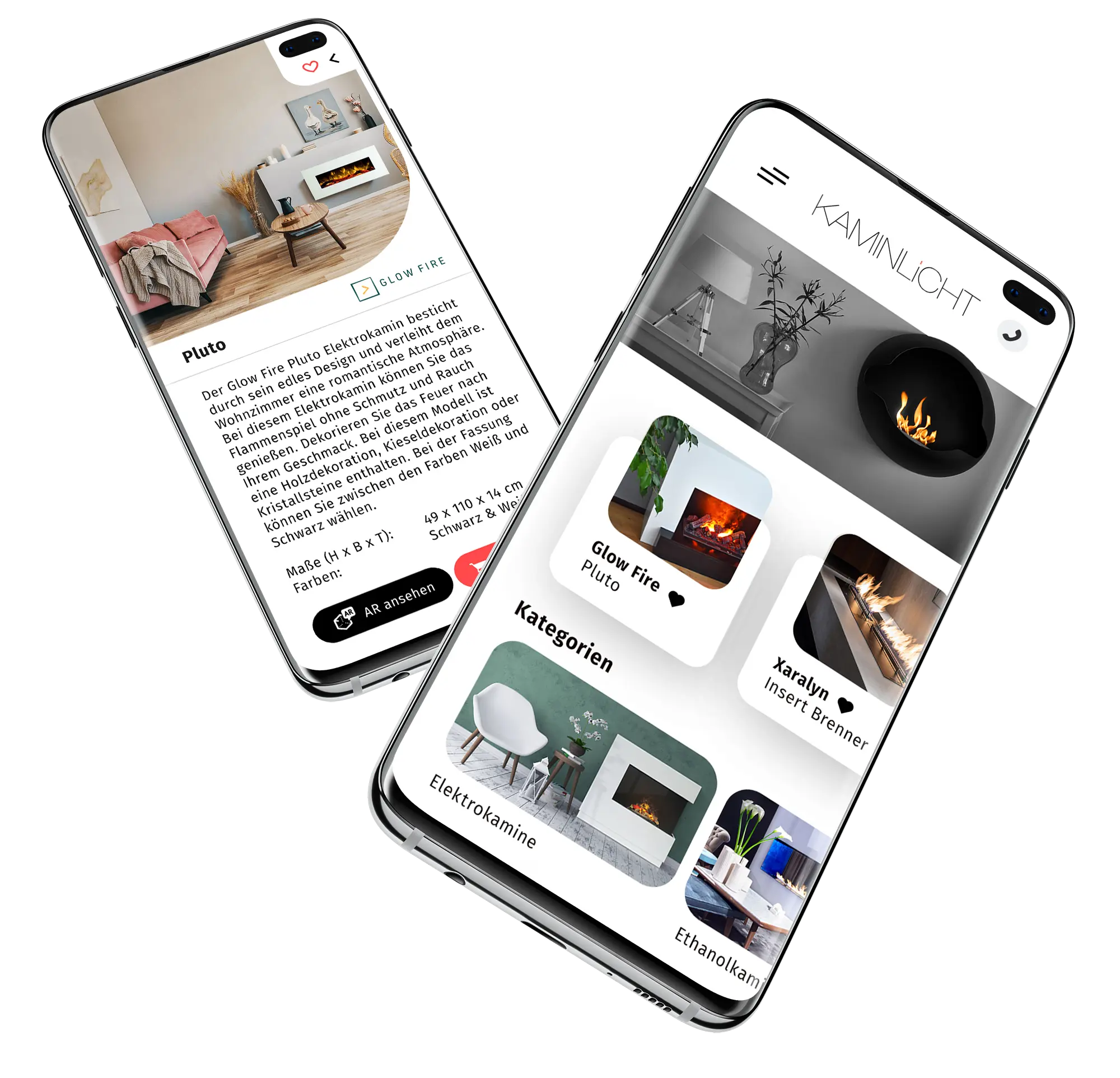 Kaminlicht AR-App