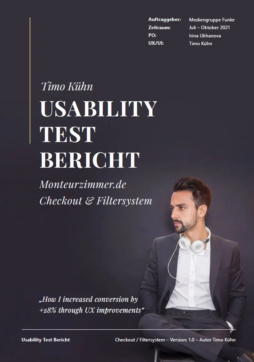 Usability Test Bericht Dark